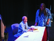 Nikki Giovanni with Karen Henry